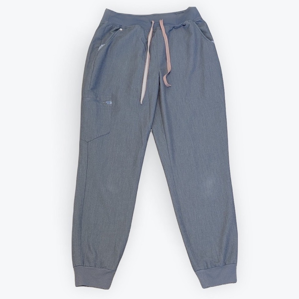 Figs Technical Collection Zamora Jogger Scrub Pants Blue Heather Medium Tall M/T